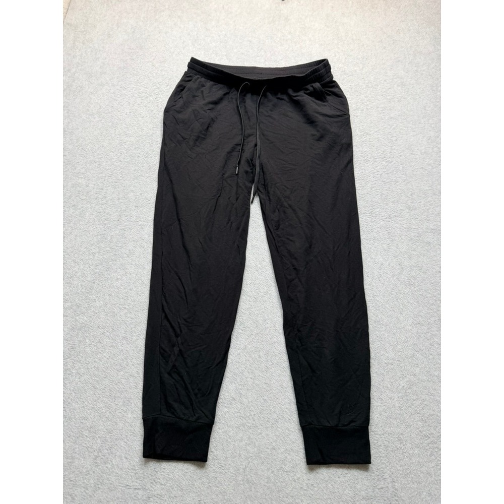 Soma Intimates Black Joggers Lounge Pants Drawstring Waist Pockets M